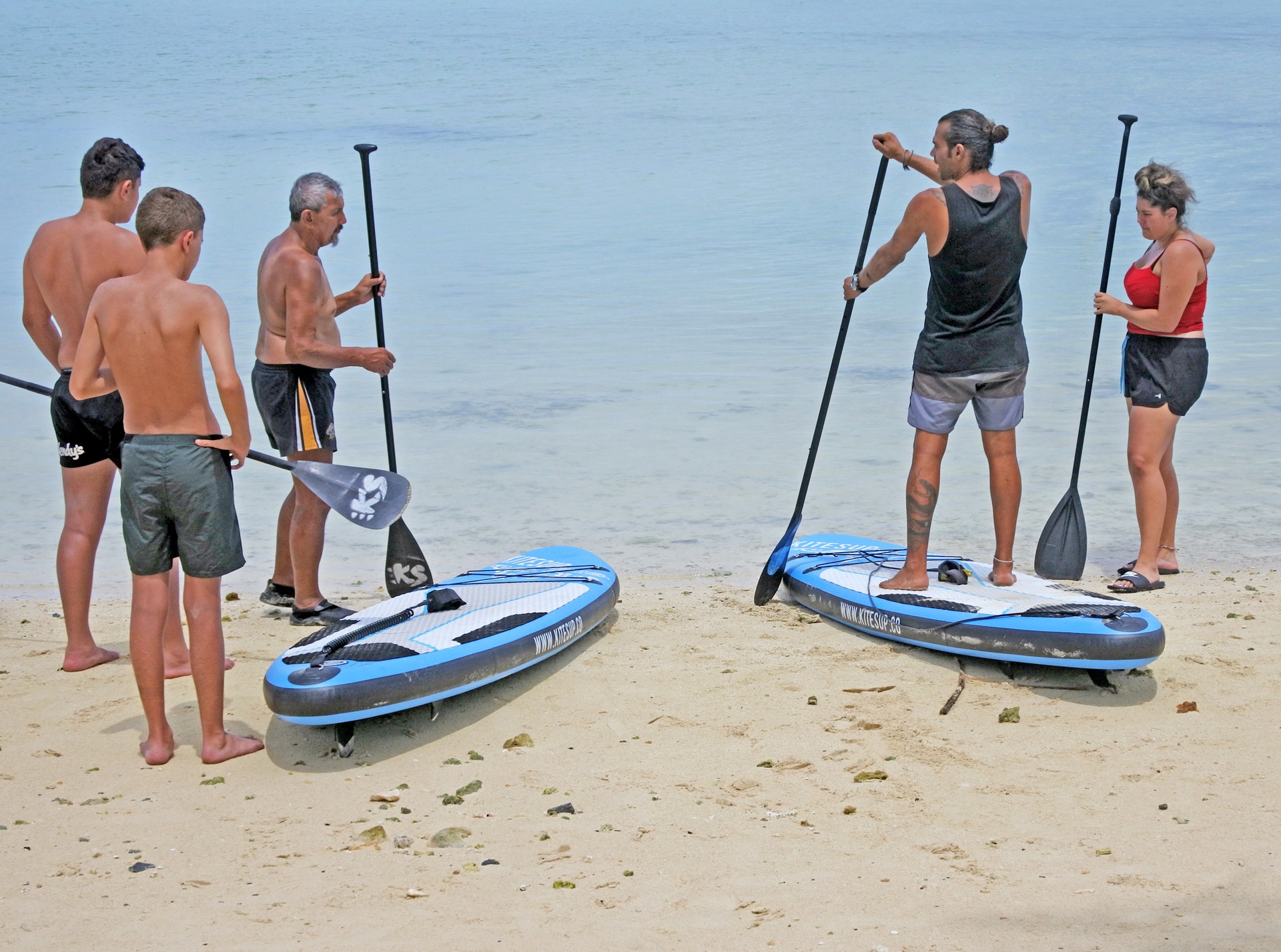 SUP Paddleboarding in Muri Lagoon Rarotonga